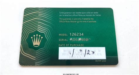 rolex neue garantiekarte 2020|Rolex warranty card.